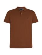 Core 1985 Regular Polo Tops Polos Short-sleeved Brown Tommy Hilfiger