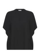 Tania Tops T-shirts & Tops Short-sleeved Black Reiss