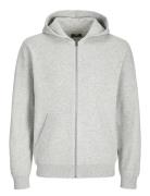 Jcocaleb Knit Zip Hoodie Bf Tops Sweat-shirts & Hoodies Hoodies Grey J...