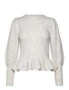 Nala Alpaca Sweater Tops Knitwear Jumpers Grey Ella&il