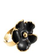 Daisy Ring Sormus Korut Black By Jolima