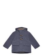 Padded Anorak With Shearling Lining Toppatakki Navy Mango