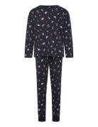 Nknvismas Ls Nightset Pyjamasetti Pyjama Navy Name It