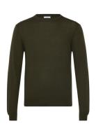 Greyson Merino Knit Tops Knitwear Round Necks Green Les Deux