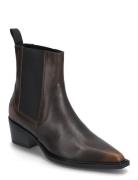 Kelsey Shoes Boots Ankle Boots Ankle Boots Flat Heel Brown VAGABOND