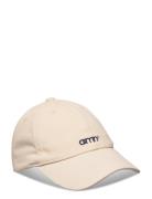 Small Logo Cap Sport Headwear Caps Beige Aim´n