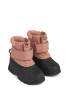 Becca Boot Talvikengät Tarroilla Pink Liewood