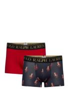 Stretch Cotton Trunk 2-Pack Bokserit Navy Polo Ralph Lauren Underwear