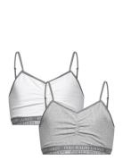 2T-2Pk Bralettes Night & Underwear Underwear Tops Grey Polo Ralph Laur...