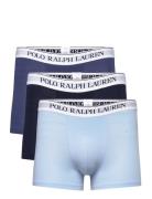 Classic Stretch-Cotton Trunk 3-Pack Bokserit Blue Polo Ralph Lauren Un...