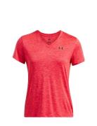 Tech Ssv- Twist Sport T-shirts & Tops Short-sleeved Red Under Armour