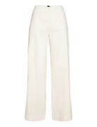 C_Tahil -D Bottoms Trousers Straight Leg Cream BOSS