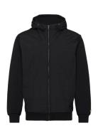 Hybrid Quilted Zip Through Hoodie Tikkitakki Black Lyle & Scott