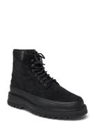 Clafton Mid Boot Nyörisaappaat Black GANT