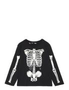 Glow In The Dark Skeleton Pyjama Pyjamasetti Pyjama Black Mango