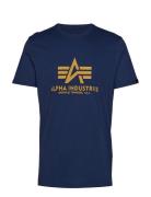 Basic T-Shirt Designers T-shirts Short-sleeved Navy Alpha Industries