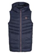 Jjesprint Puffer Bodywarmer Hood Jnr Toppaliivi Navy Jack & J S