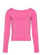 Rkbillie Ls T-Shirt Tops T-shirts Long-sleeved T-shirts Pink Rosemunde...