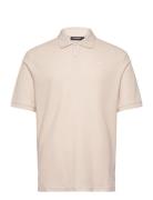 Trond Polo Pique Tops Polos Short-sleeved Cream J. Lindeberg