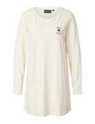 Mandy Organic Cotton/Modal Jersey Nightgown Yöpaita Cream Lexington Ho...