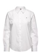 Nos Stretch Regular Ls Shirt Tops Shirts Long-sleeved White Tommy Hilf...