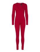 Fleece Sie Pyjama Red Hunkemöller