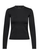 T-Shirt Long-Sleeve Tops T-shirts & Tops Long-sleeved Black Sofie Schn...