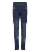 Leggings Sweat Denim Bottoms Leggings Navy Minymo