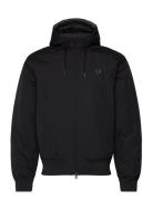 The Hooded Brentham Jkt Bombertakki Takki Black Fred Perry