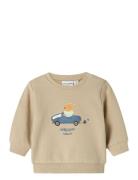 Nbmvonne Ls Sweat Box Bru Tops Sweat-shirts & Hoodies Sweat-shirts Bei...