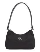 Sleek Nylon Shoulderbag Bags Top Handle Bags Black Calvin Klein