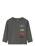 Nmmdrum Hotwheels Ls Nreg Top Sky Tops T-shirts Long-sleeved T-shirts ...