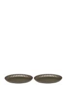 Serving Bowl Oval Green Inku By Sergio Herman Set/2 Home Tableware Bow...