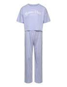 Pyjamas Set Pyjamasetti Pyjama Blue Lindex