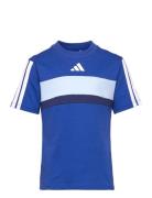 J 3S Tib T Tops T-shirts Short-sleeved Blue Adidas Sportswear