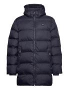 Active Cloud Mid Length Jacket Vuorillinen Takki Topattu Takki Navy GA...