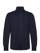 Kappo Tops Overshirts Navy Reiss