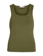 Vikenza U-Neck S/L Tank Top - Noos Tops T-shirts & Tops Sleeveless Kha...