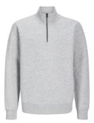 Jjebradley Sweat Half Zip Noos Jnr Tops Sweat-shirts & Hoodies Sweat-s...