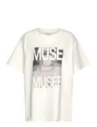 Cmmuse-Tee Tops T-shirts & Tops Short-sleeved White Copenhagen Muse