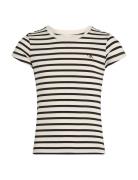 2 Pack Stripe Slim Ss T-Shirt Tops T-shirts Short-sleeved Cream Calvin...