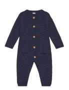 Jumpsuit - Knitted Jumpsuit Haalari Navy CeLaVi