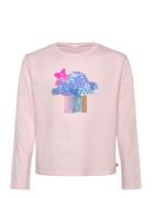 Long Sleeve T-Shirt Tops T-shirts Long-sleeved T-shirts Pink Billieblu...