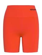 Hmltif Seamless Shorts Sport Shorts Sport Shorts Orange Hummel