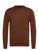 Mapetro Tops Knitwear Round Necks Brown Matinique