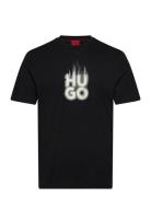 Dalayer Tops T-shirts Short-sleeved Black HUGO