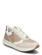 Women Lace-Up Matalavartiset Sneakerit Tennarit Beige Tamaris