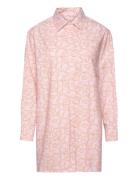 Profiili Piirto Unikko Tops Shirts Long-sleeved Pink Marimekko