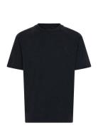 Te_Concrete Tops T-shirts Short-sleeved Black BOSS