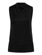 Esensa Tops T-shirts & Tops Sleeveless Black BOSS